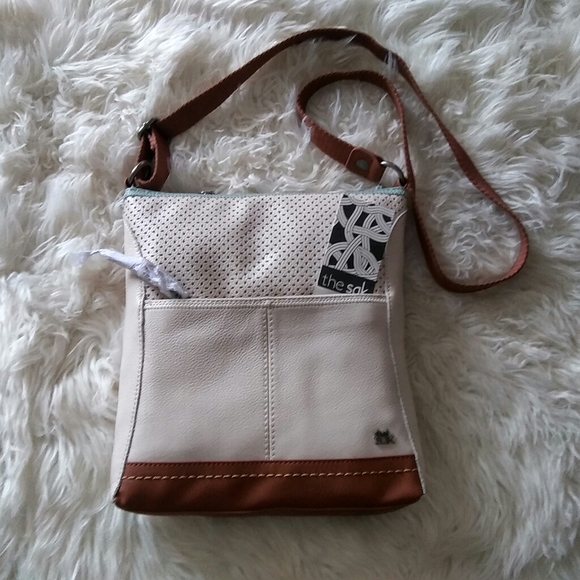 The Sak Iris Perforated Leather Crossbody Bag - Picture 6 of 8